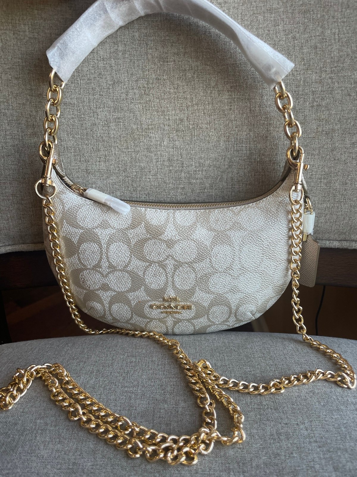 NWT！COACH MINI PAYTON BAG IN SIGNATURE CANVAS（COACH CX607）fast shipping