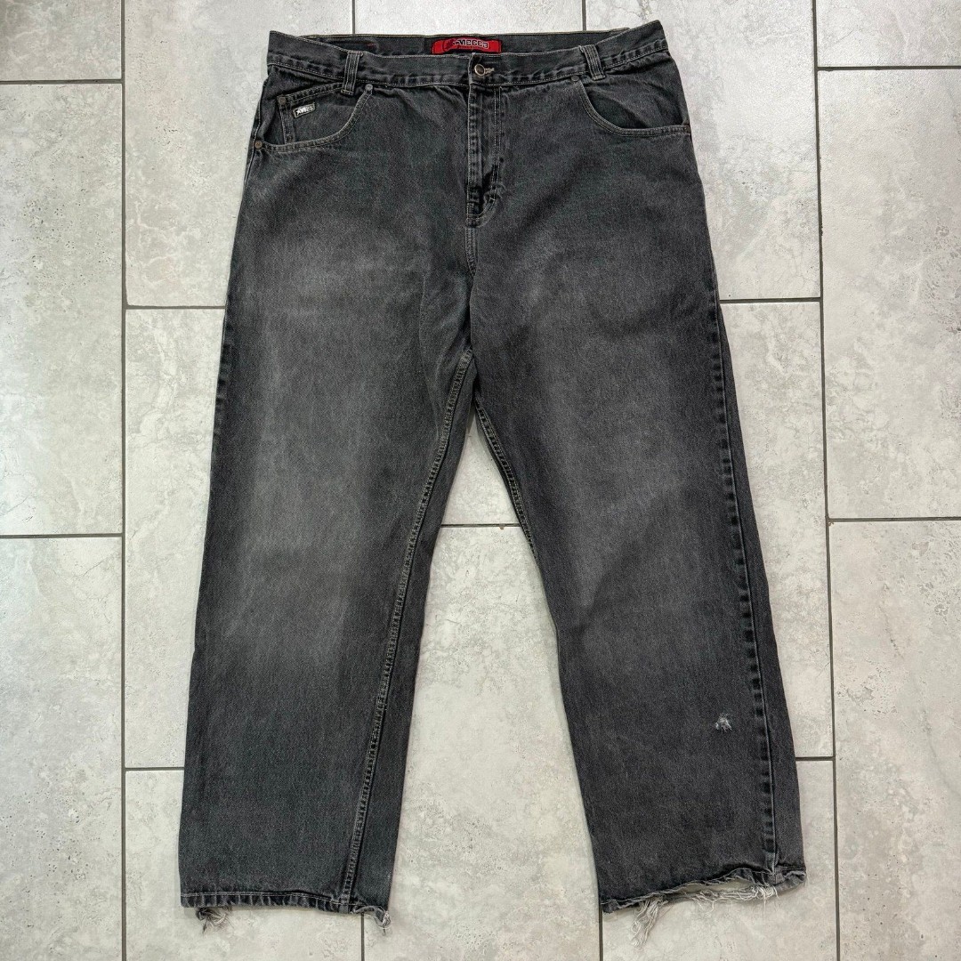 Vintage Y2K Mecca Jeans Size 40x34 Baggy Black