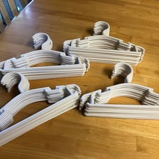 Baby Hangers 60Pack White Baby Clothes Hangers Bulk Kids Plastic Hangers