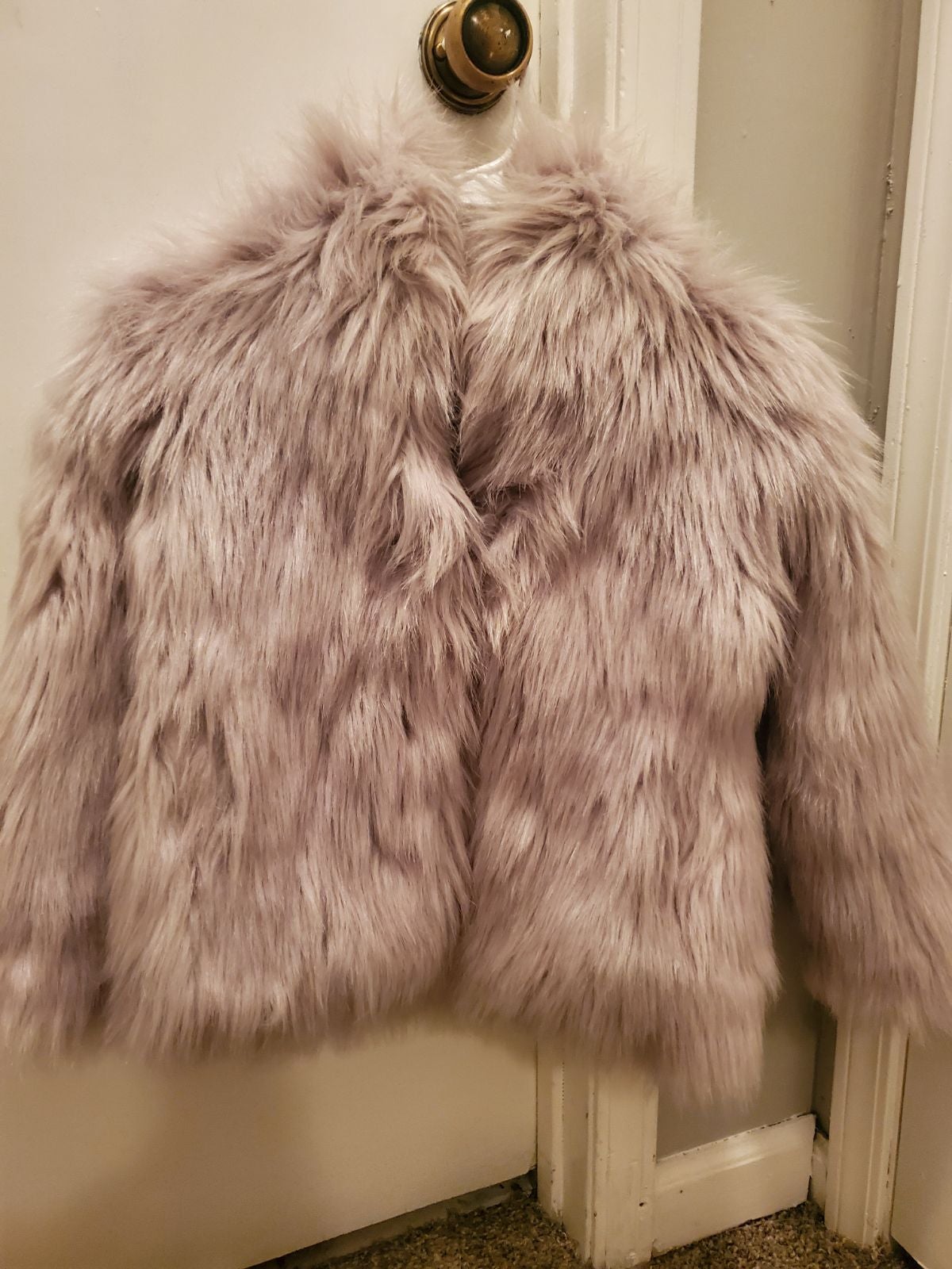 Faux Fur Jacket (Black Vest-FREE) w/purchase