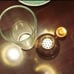 COCKTAIL SHAKER GLASS & COPPER LID 18 OUNCE NWT
