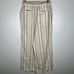 Faherty Monterey 100% Linen Elastic Waist Wide-Leg Natural Bombay Stripe Pants M