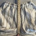 Faherty Monterey 100% Linen Elastic Waist Wide-Leg Natural Bombay Stripe Pants M