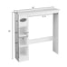 Storage Cabinet Bathroom Space White