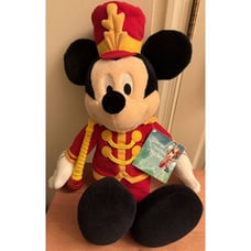 Vintage Macy's Mickey Mouse Band Leader Plush With Original Tag And Recorder