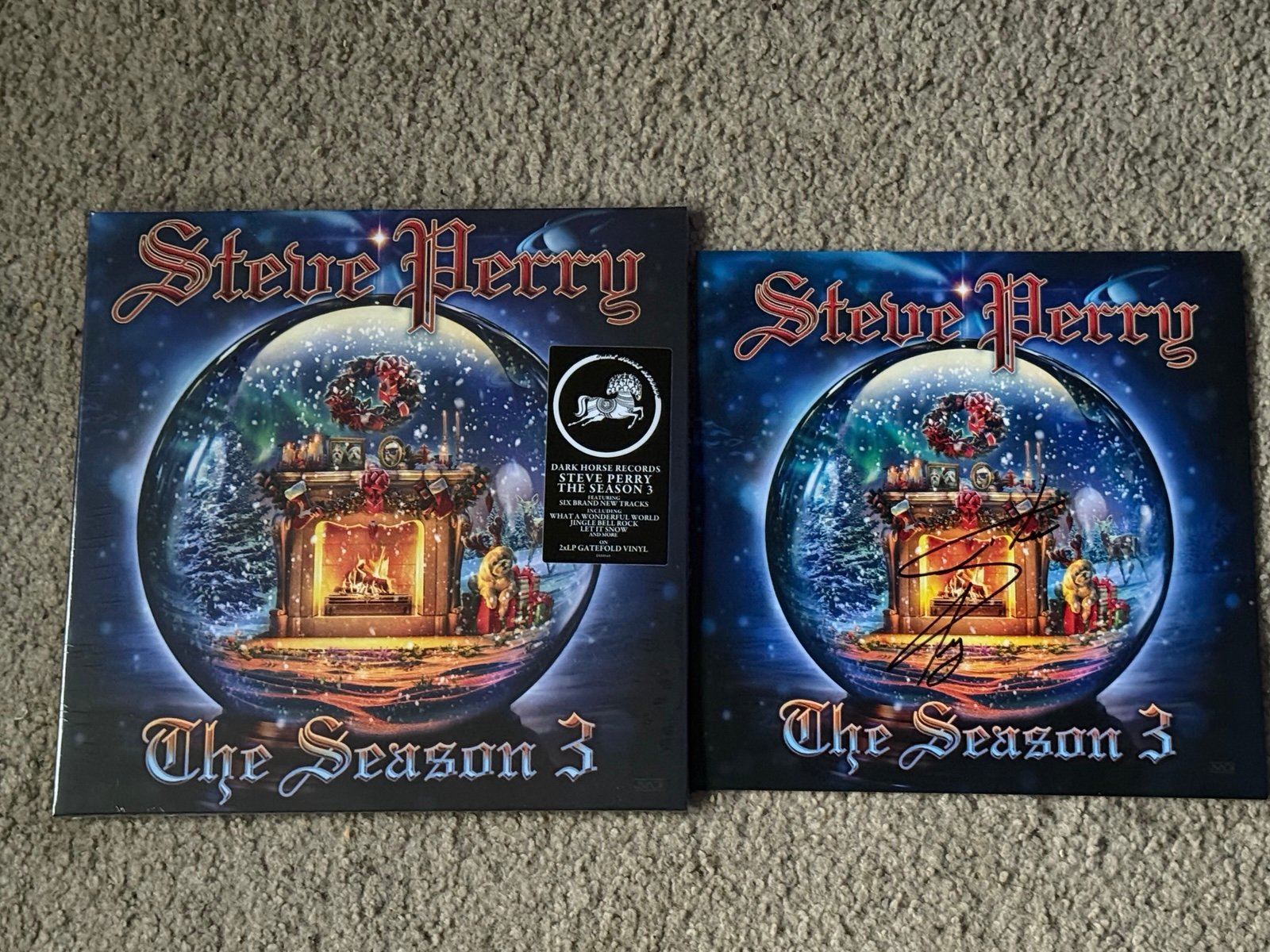 Steve Perry - The Season 3 2LP Signed New/Sealed