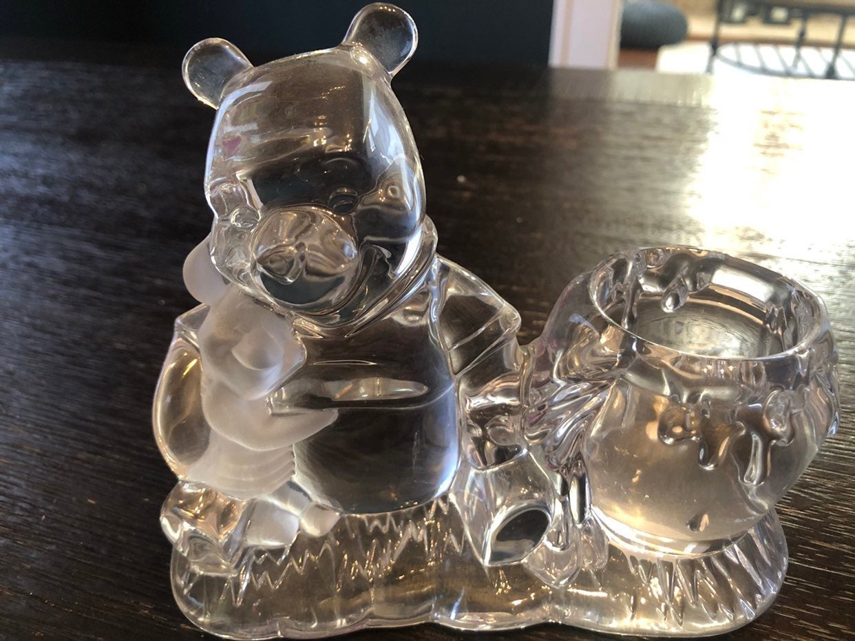 Lenox WINNIE THE POOH and PIGLET 24% lead crystal light of friendship VOTIVE Lenox WINNIE THE POOH and PIGLET 24% lead crystal light of friendship VOTIVE