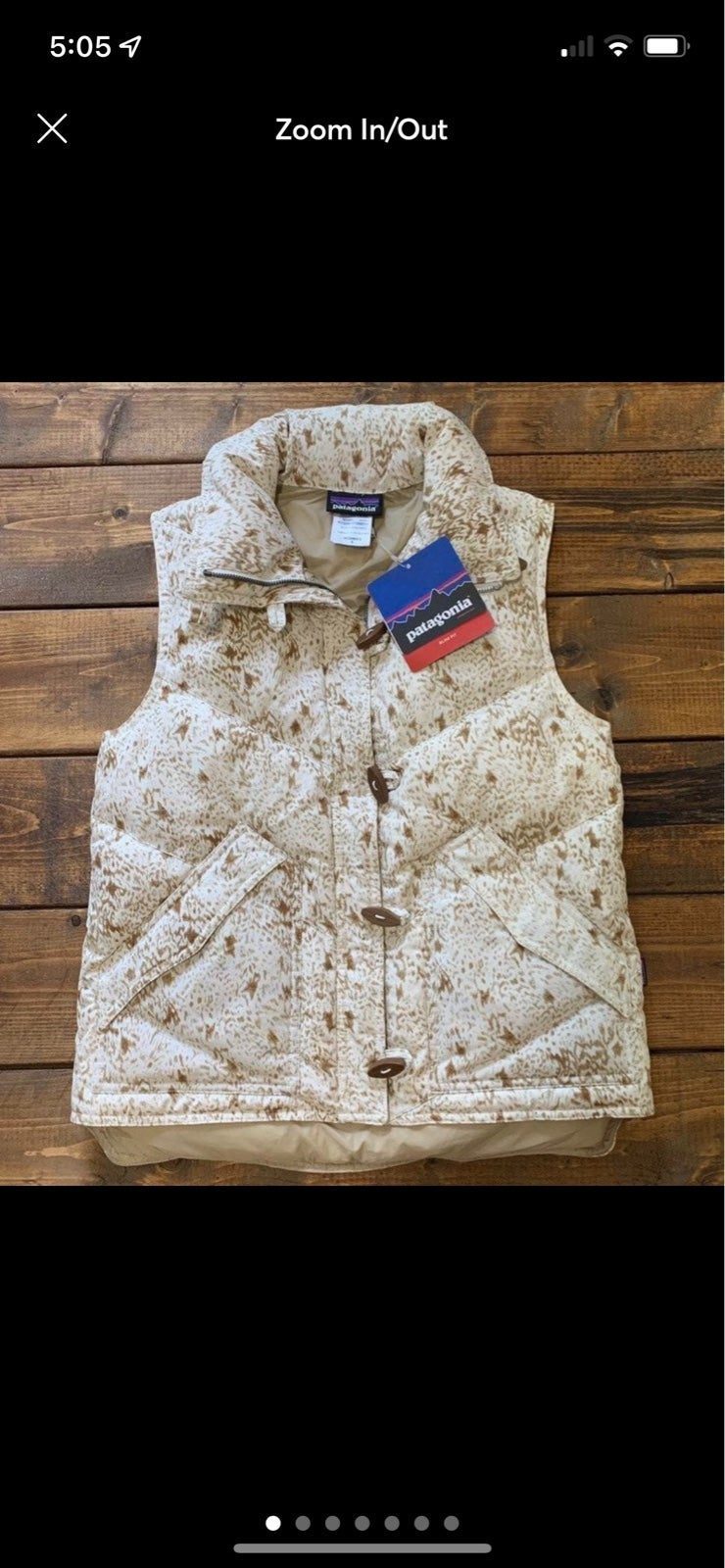 Patagonia Women's Toggle Down Vest white