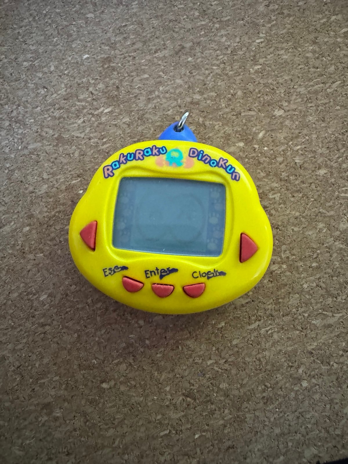 Rakuraku Dinokun Yellow ver Dinkie Dino Tamagotchi Virtual Pet
