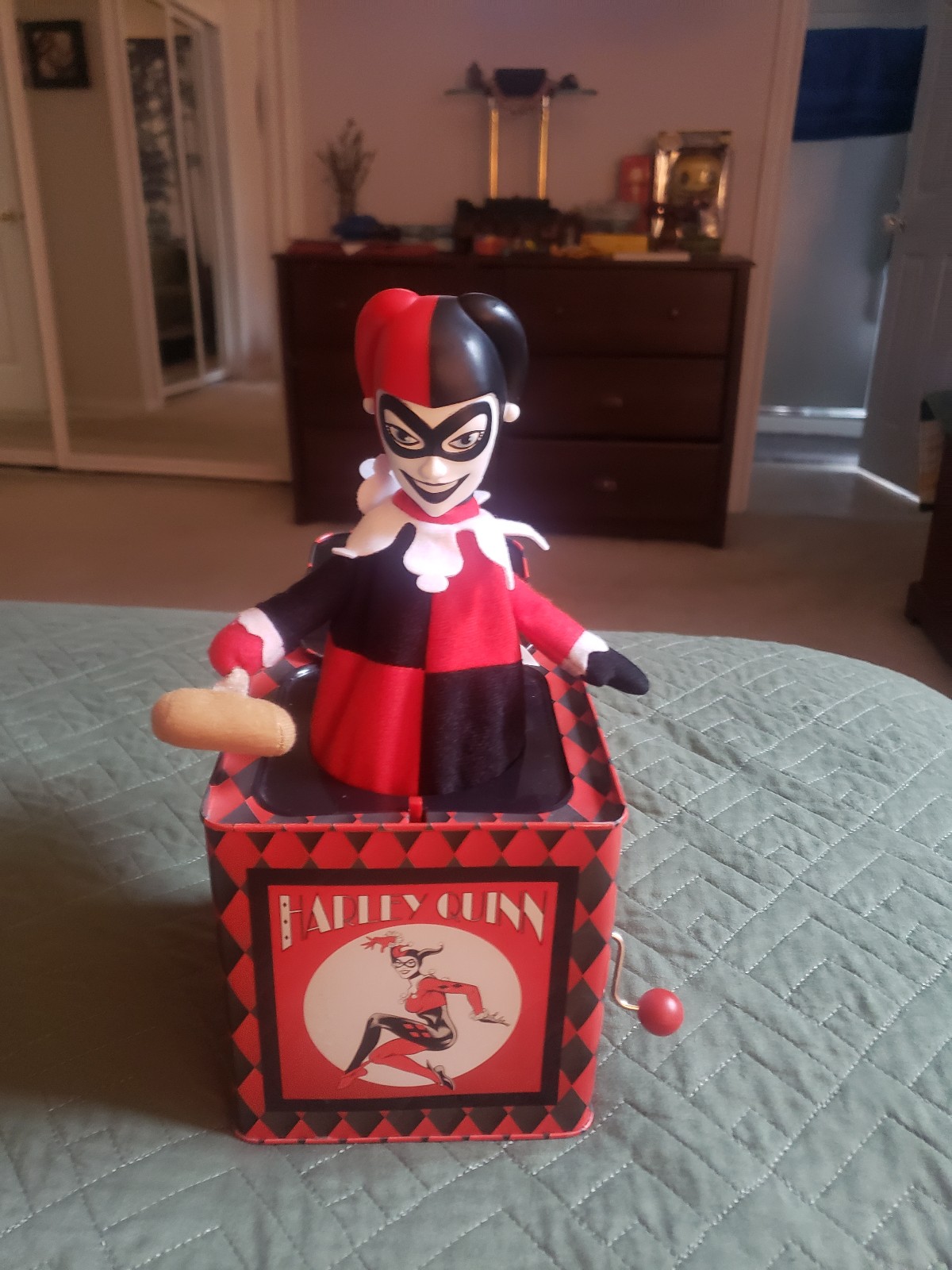 Bif Bang Pow Harley Quinn Jack-in-the-Box