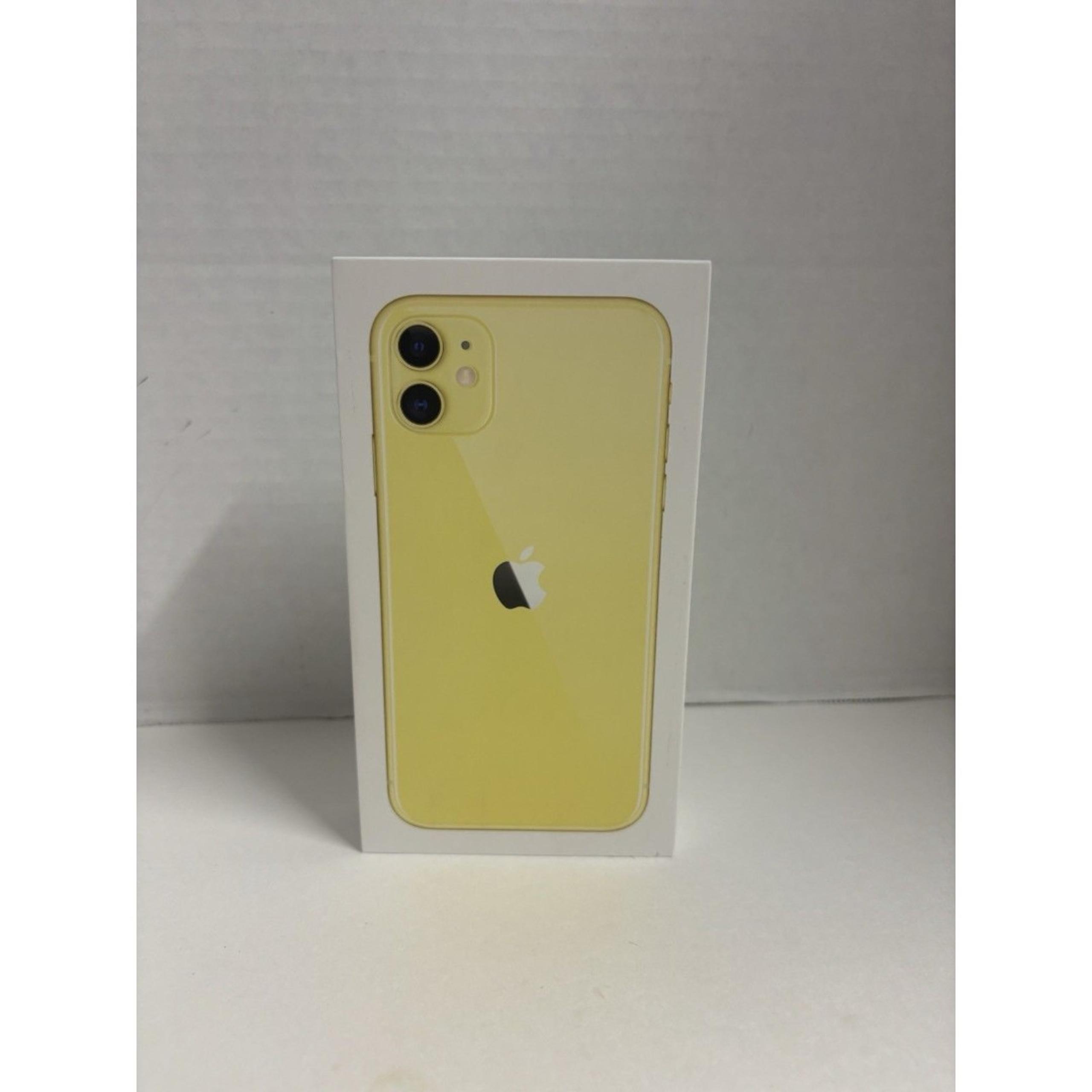 Apple iPhone 11 Yellow EMPTY BOX ONLY & Ejector  Great Shape Gag Gift Or Storage