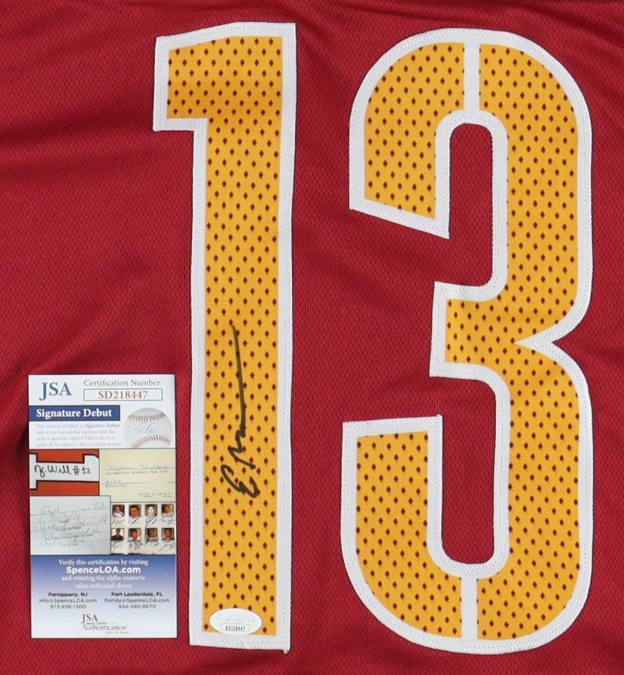 Signed Emmanuel Forbes Jr. Jersey – JSA Authenticated – Washington Commanders
