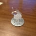 (2 Items) Vintage Spun Glass Ornament Elephants