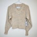 NWT Brochu Walker Andrain Saffron Multi V-Neck Sweater Size XS 488