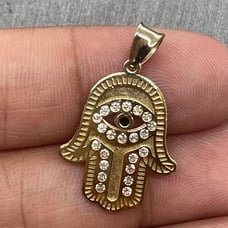 10k Gold Hamsa Pendant