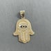10k Gold Hamsa Pendant