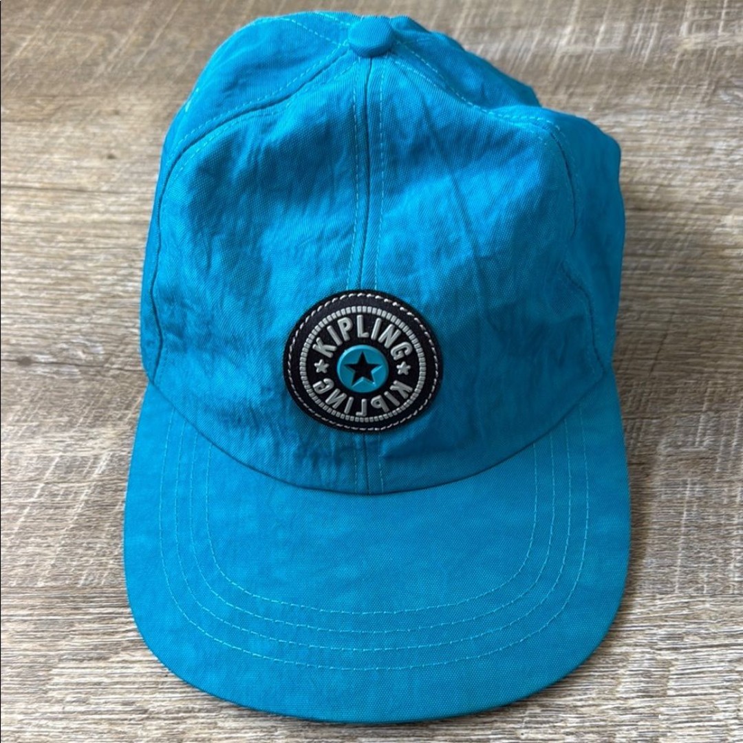 Vintage Kipling Turquoise Adjustable Cap One Size