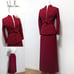 ⁑【Excellent Condition】 Sybilla Ceremony Suit, Vibrant Red ◇□