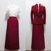 ⁑【Excellent Condition】 Sybilla Ceremony Suit, Vibrant Red ◇□
