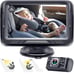 Baby Car Camera HD 1080P Baby Car Mirror 5 Mins Easy Installation Crystal Night