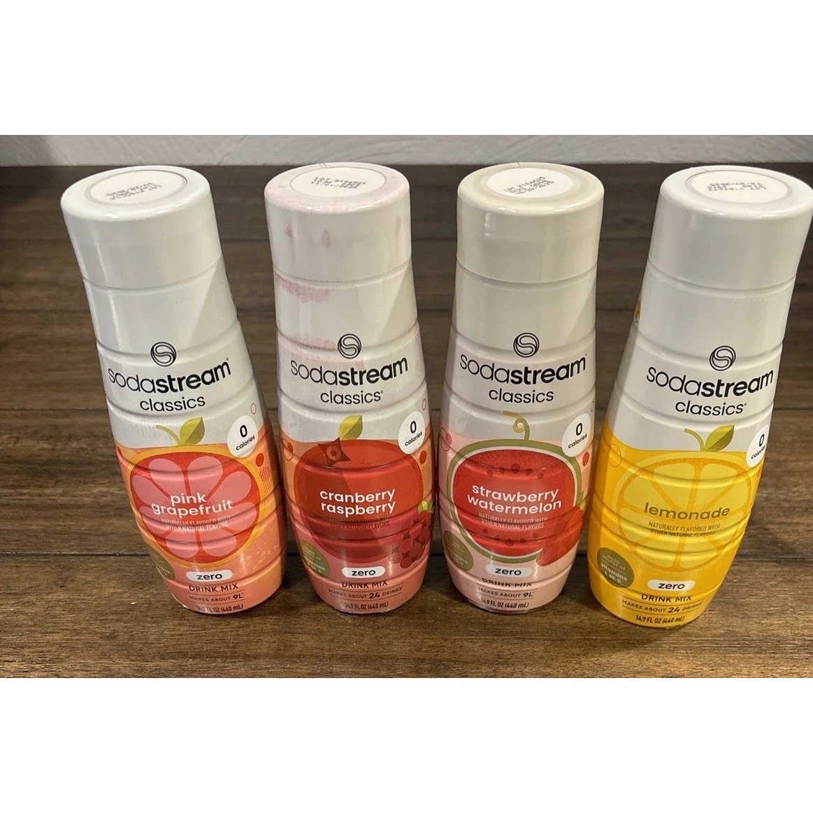 Sodastream Flavors Diet Zero Fruity Refreshment Variety 440ml x 4 bottles pack