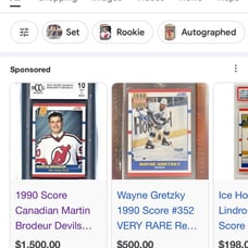 Martin brodeur rookie