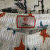 Eric Emanuel x Bape shorts white/teal/orange - size L