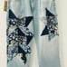 NEW Polo Ralph Lauren The Avery Boyfriend Kipton Wash Patchwork Star Print Jeans