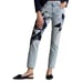 NEW Polo Ralph Lauren The Avery Boyfriend Kipton Wash Patchwork Star Print Jeans