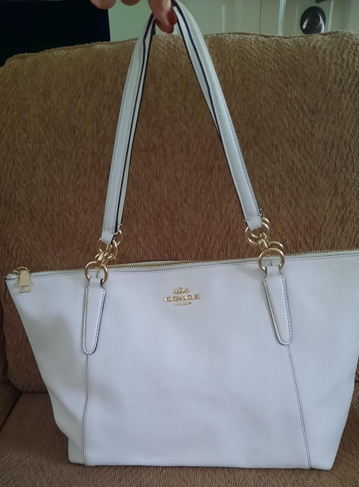 Coach Large Cream Colored Tote