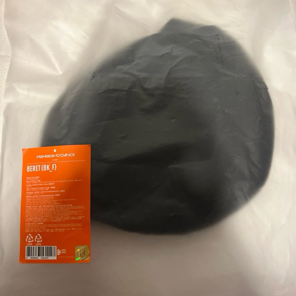 BTS PTD Beret NEVER OPENED