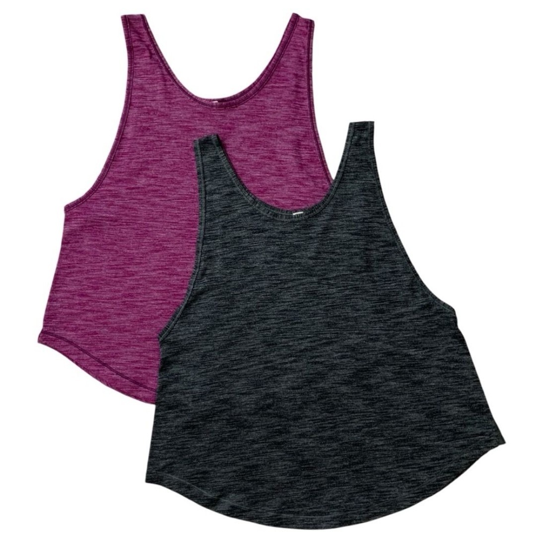 Lululemon set of 2 women’s Rush Hour Tank No size tag Activewear Athletic