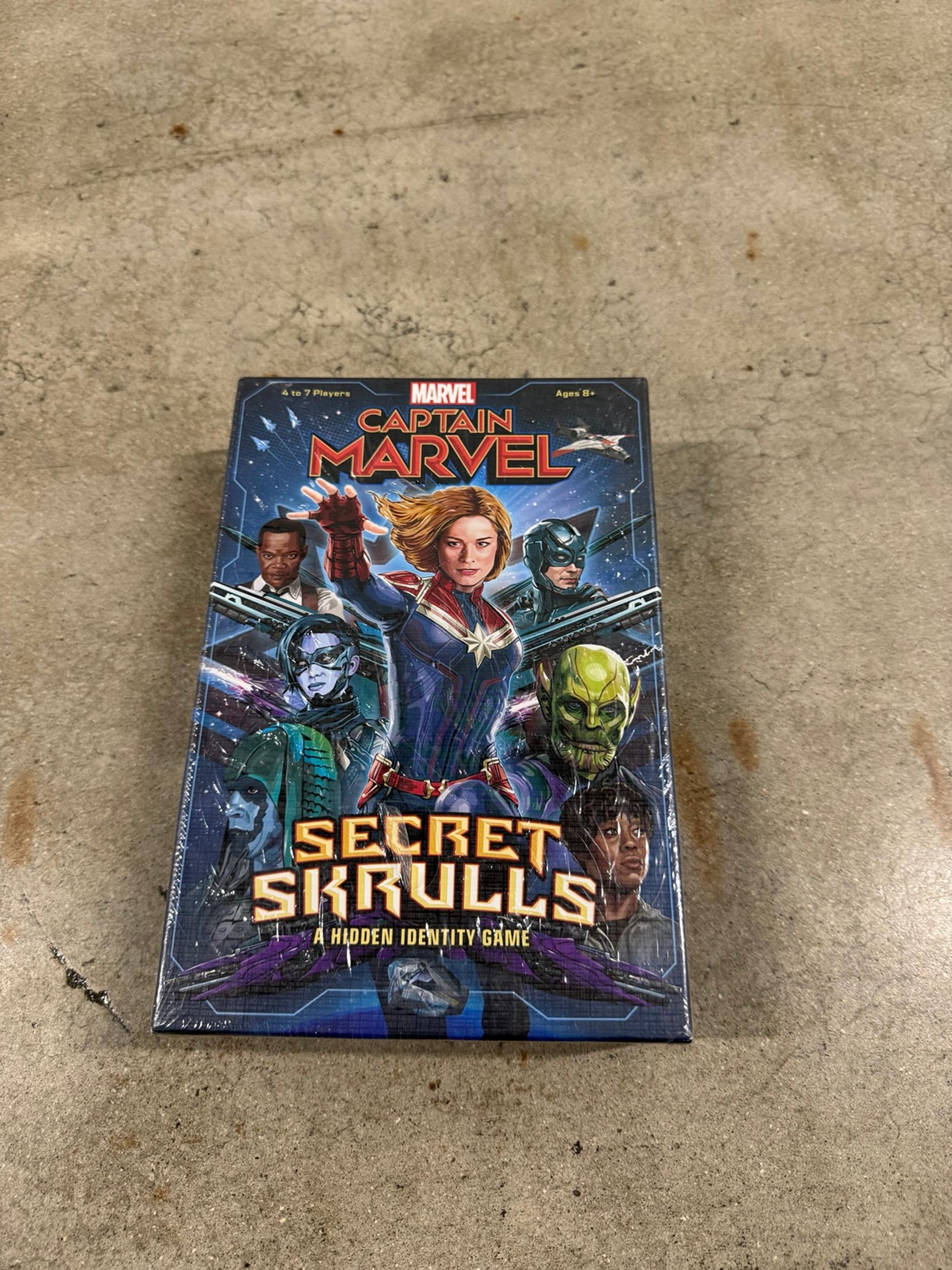 Marvel Brand Captain Marvel Secret Skrulls Hidden Identity Card Game New Sealed
