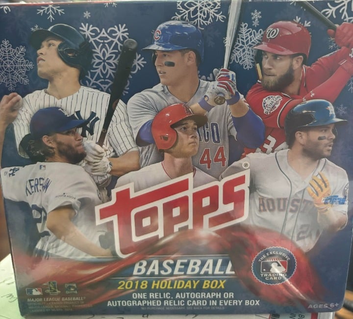 2018 Topps Holiday MLB Sealed Box! New! Ohtani, Soto, Acuna RC's! See descriptn!