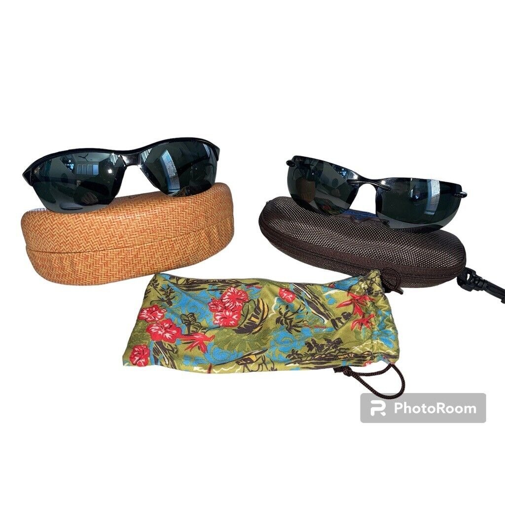 Maui Jim Black Banyans & Hotsands Sunglasses Bundle