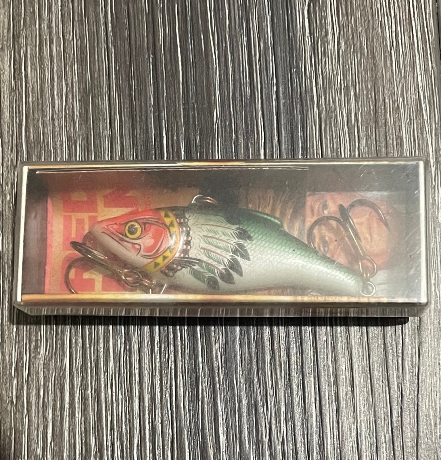 Vintage Red Man Rapala Fishing Lure NIB