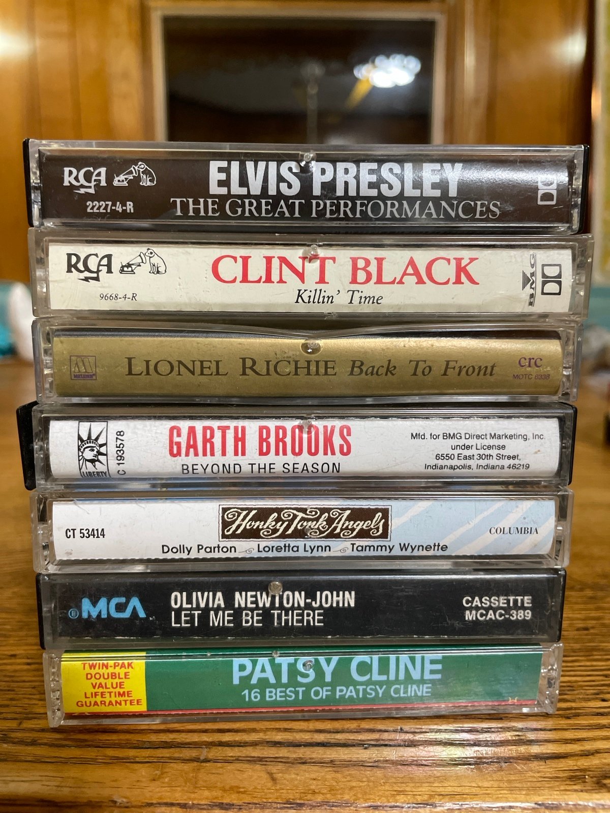 Seven Cassette tapes