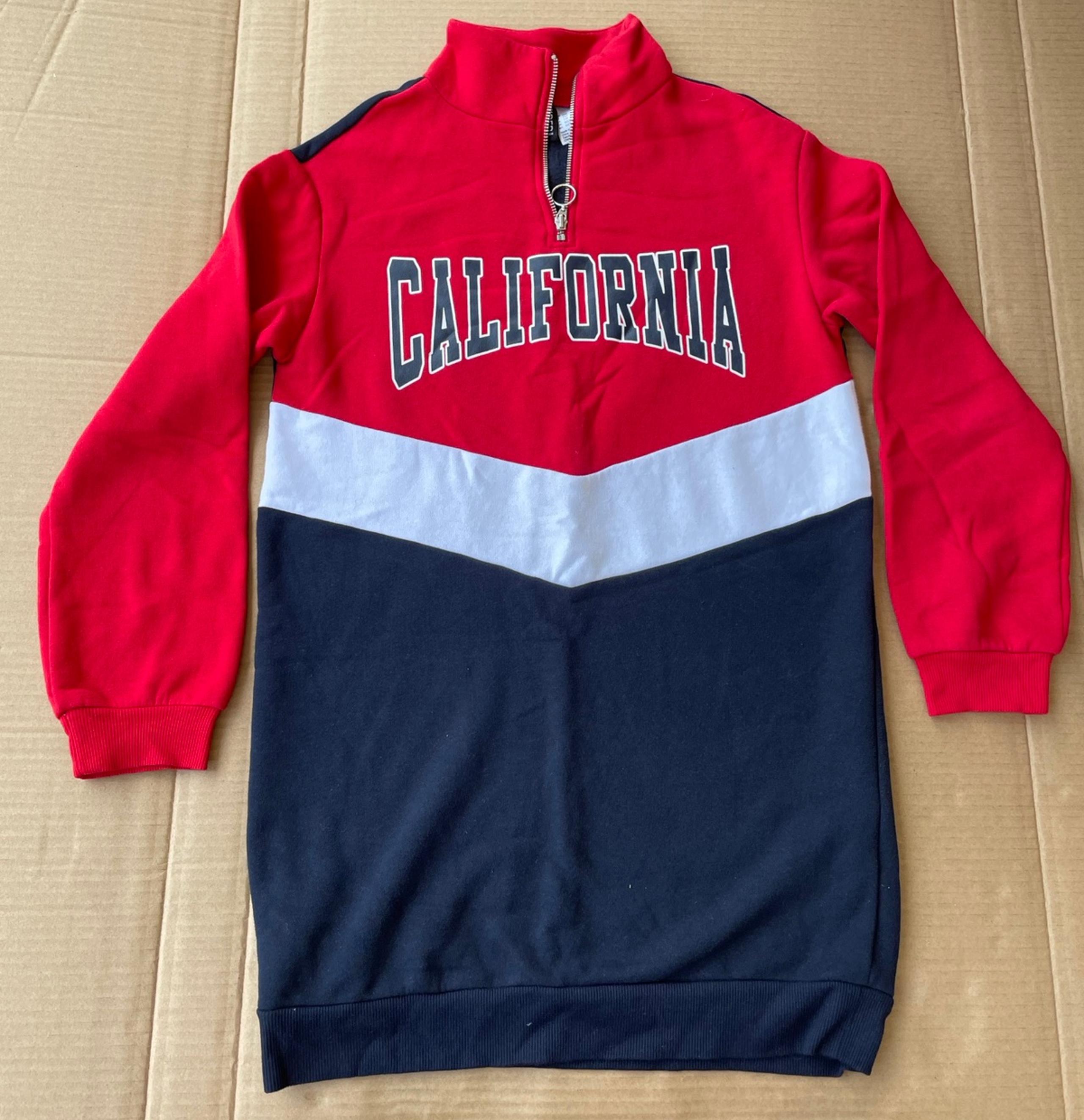 Divided By H&M 1/4 Zip Sweatshirt Mens XXS California Pullover  - Great Cond!