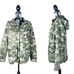 New Look camo hooded full zip anorak jacket size large