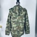 New Look camo hooded full zip anorak jacket size large