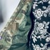New Look camo hooded full zip anorak jacket size large