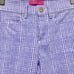 LILLY PULITZER SOUTH OCEAN HIGH RISE GINGHAM VERBENA LT LILAC SKINNY PANTS 158