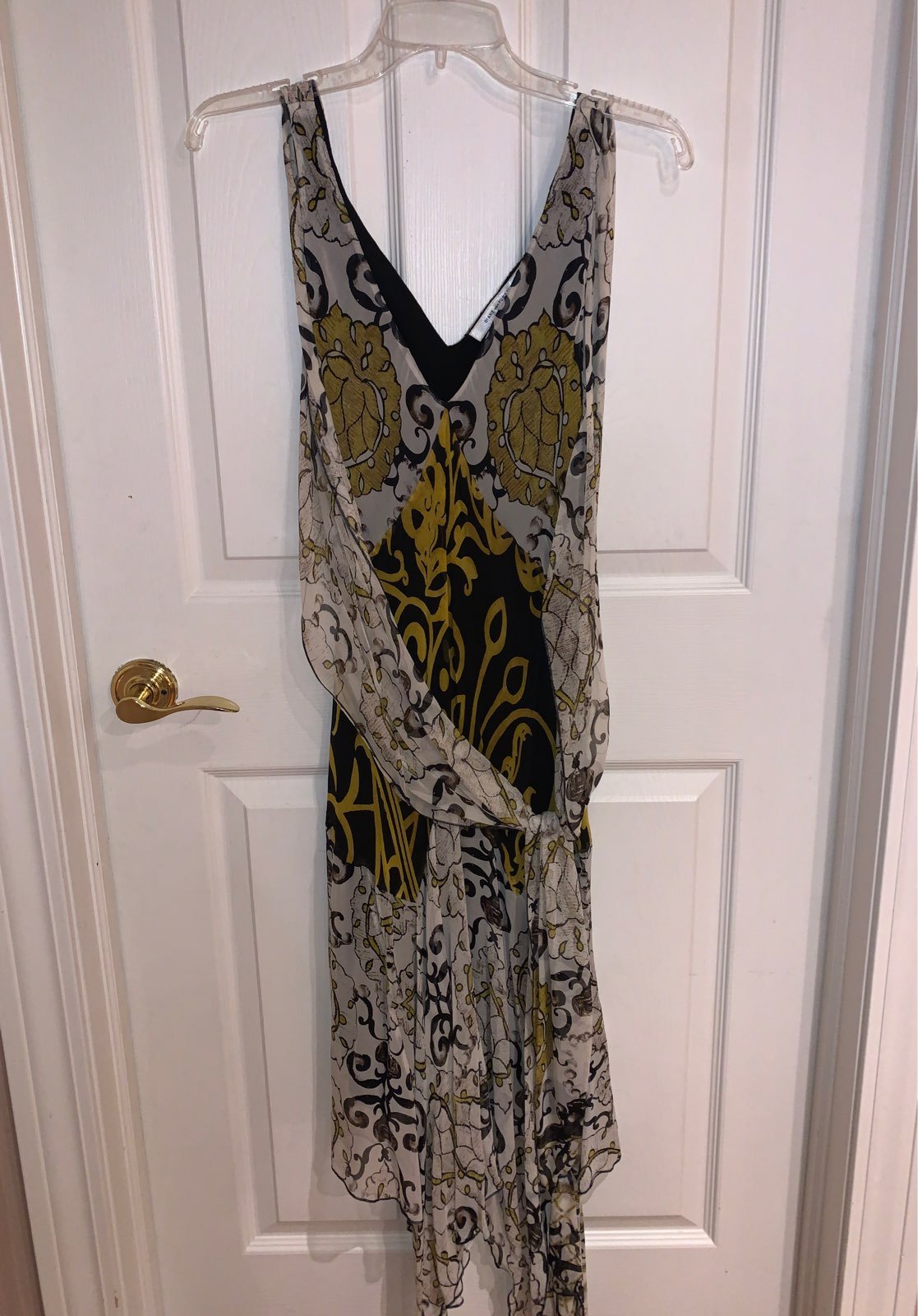Diane Von Furstenberg Tie Silk Dress