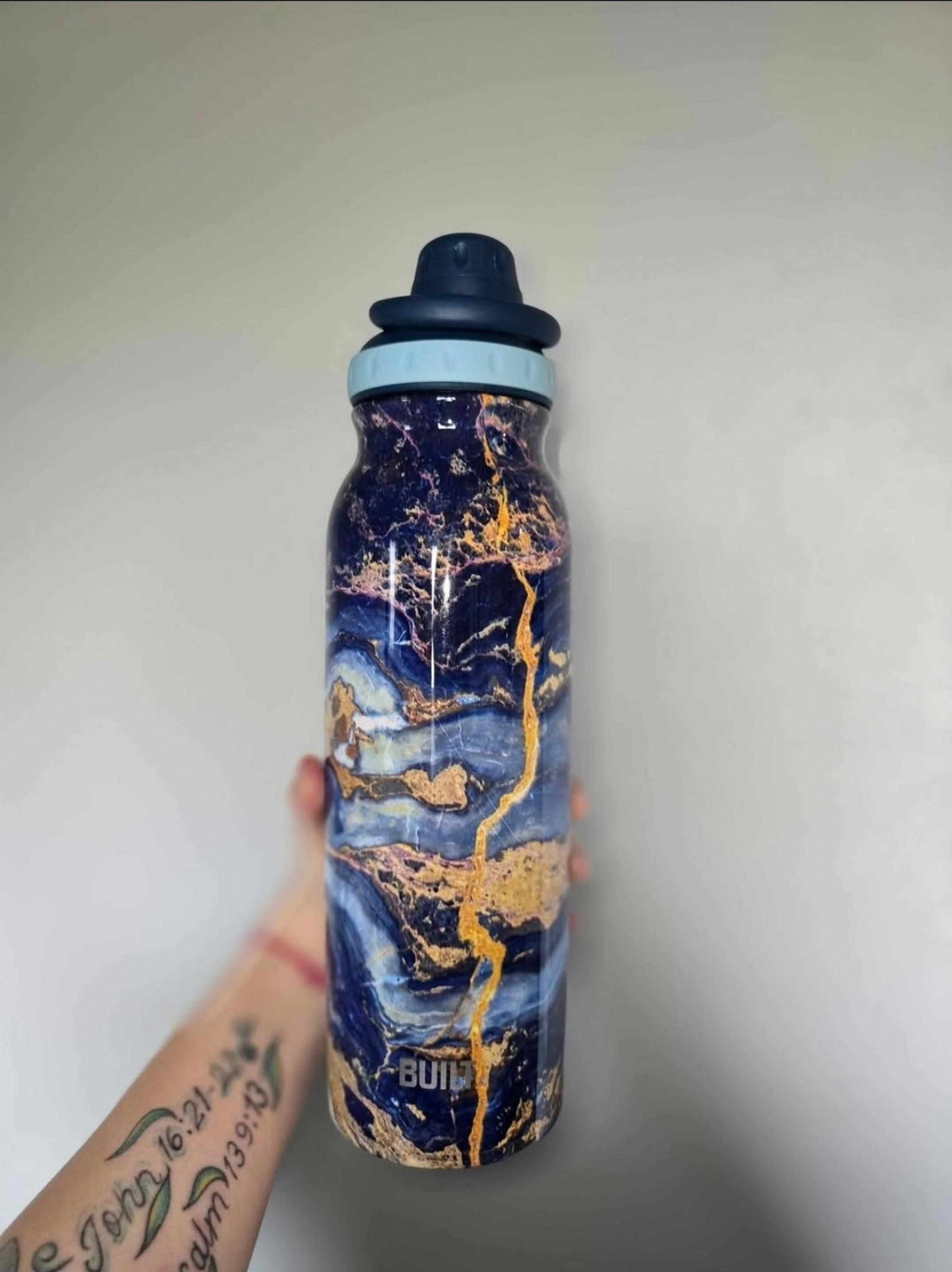 Blue Marble 40z Built Bottle