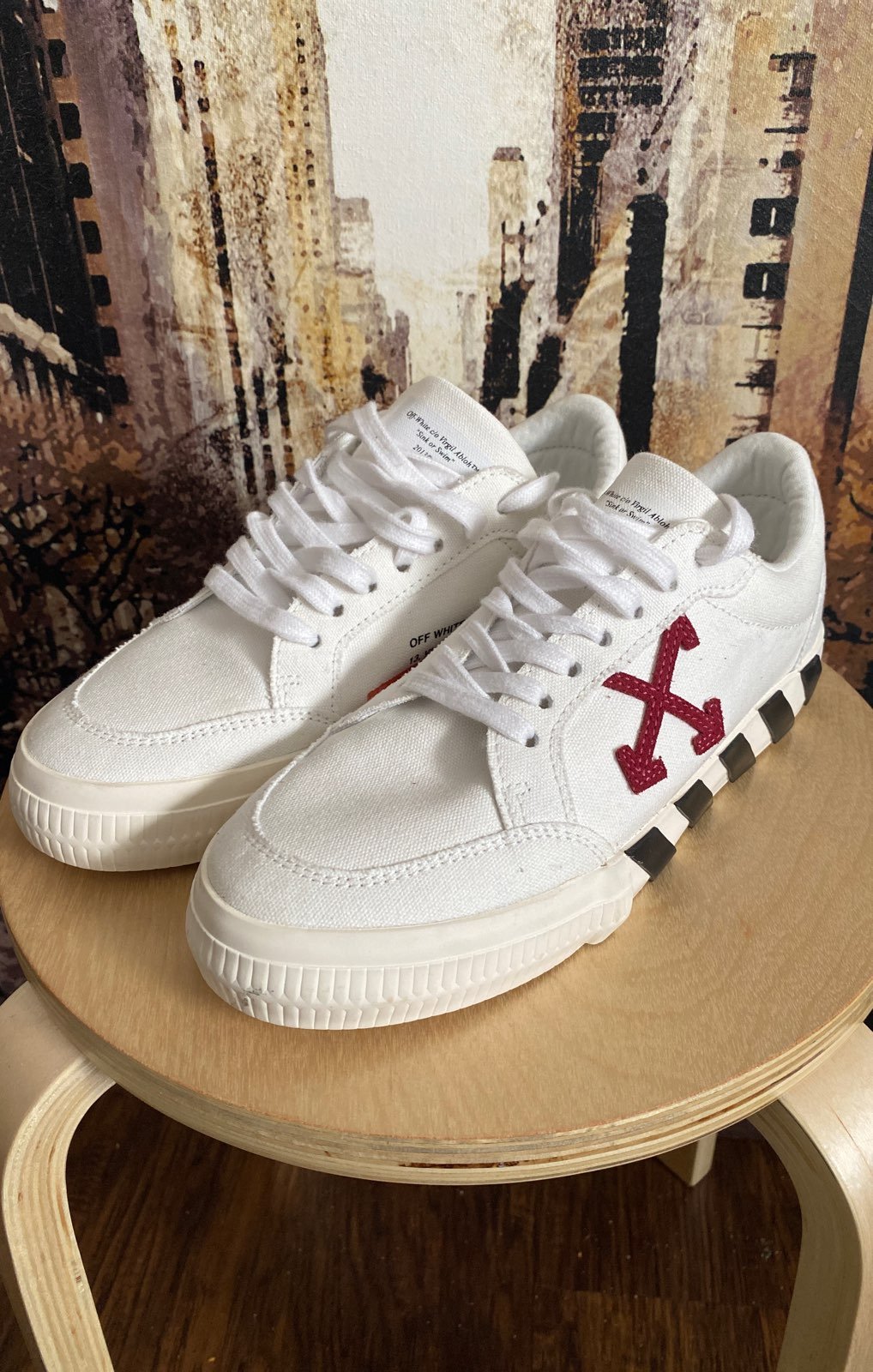 Off-White low Vulcanised sneakers