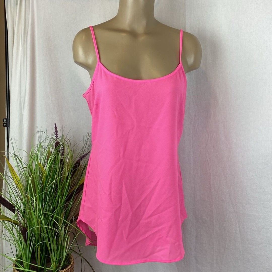 Joseph Ribkoff Hot Pink Sleeveless Camisole Tank Top Blouse 12