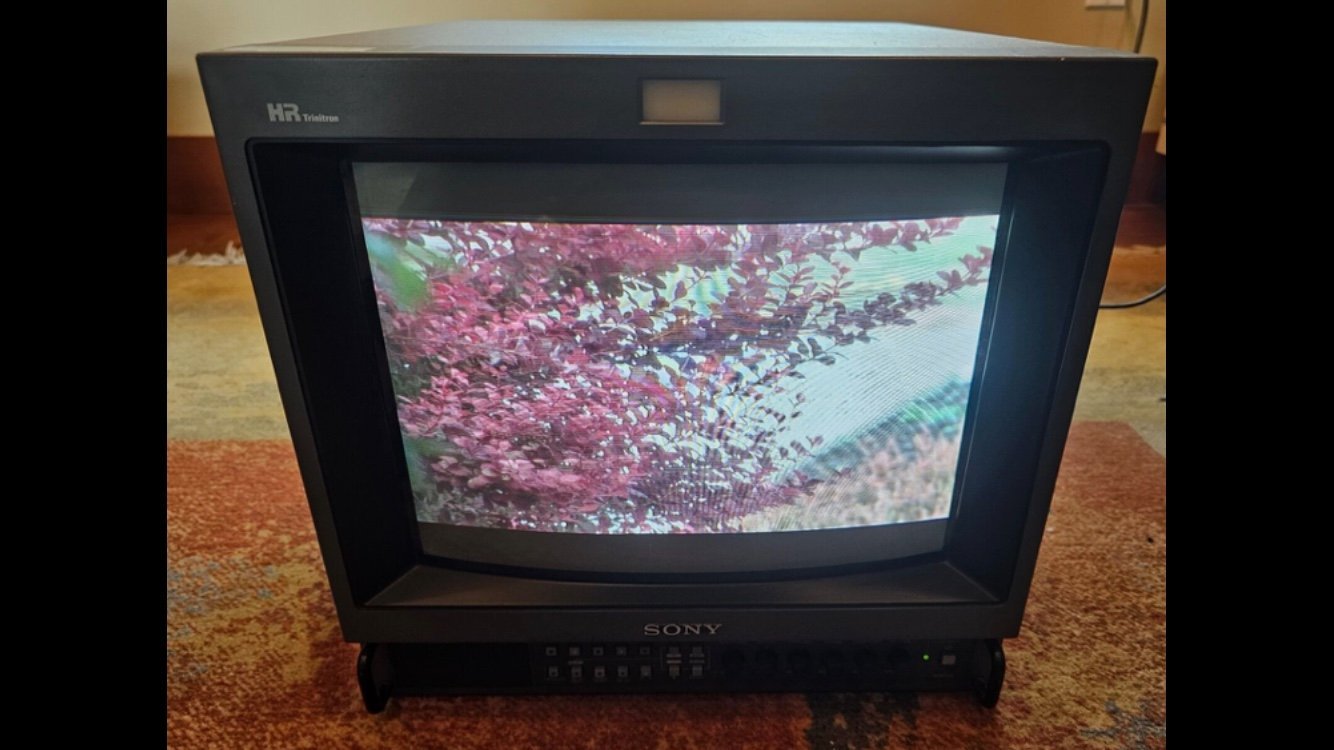 Sony Trinitron PVM-1354Q 13” Retro Gaming Color Monitor!