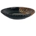 Claybanks Studio Art Pottery Pie Dish Plate Pan Brown Black Abstract Vintage