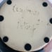 Claybanks Studio Art Pottery Pie Dish Plate Pan Brown Black Abstract Vintage