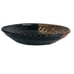 Claybanks Studio Art Pottery Pie Dish Plate Pan Brown Black Abstract Vintage